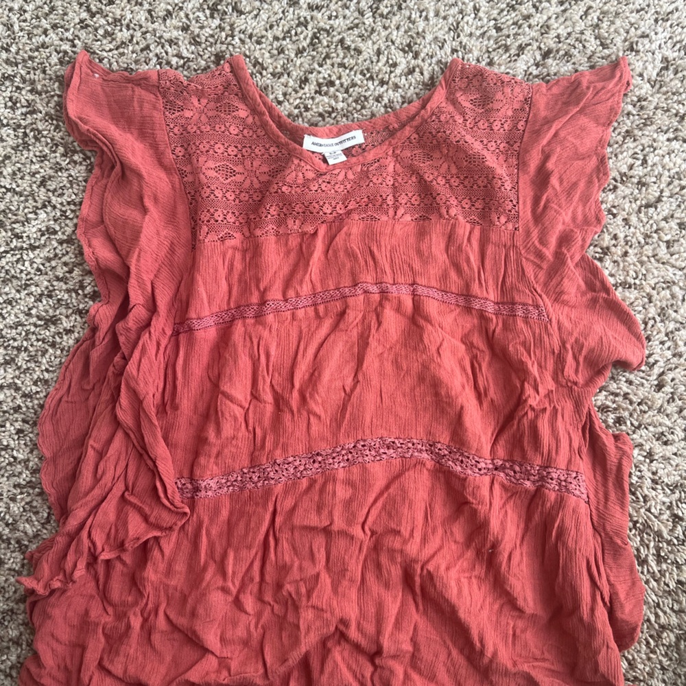 American Eagle Lace Detail Top